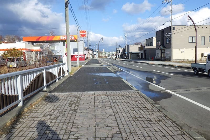 舗装改良された歩道